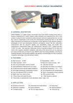 Rion digital display inclinometer DMI810/DMI820-3
