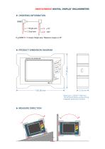 Rion digital display inclinometer DMI810/DMI820-5