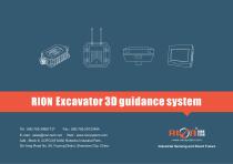 RION Excavator 3D guidance system-7