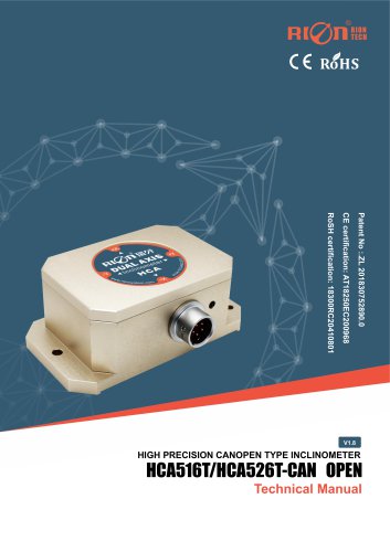 RION HCA516T/HACA526T-CAN INCLINOMETER