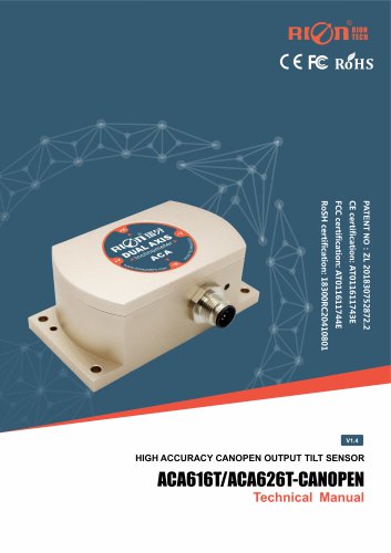 Rion inclinometer ACA616T/ ACA626T-CANOPEN