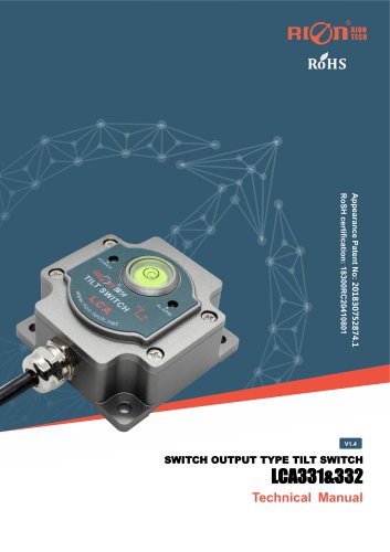 Rion LCA331&LCA332  angle level switch 
