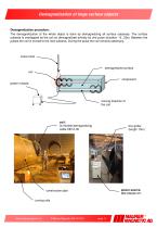 Demagnetization of large surface objects before welding - 11