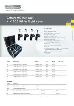 CHAIN MOTOR SET 4 x 500 KG in flight case-1