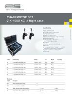 CHAIN MOTOR SET 4 x 500 KG in flight case-2
