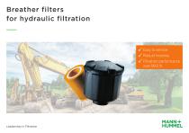 Breather filters for hydraulic filtration-1