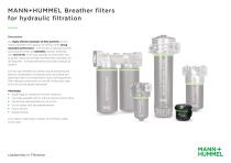 Breather filters for hydraulic filtration-2
