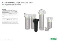 High Pressure Filter for hydraulic filtration-2