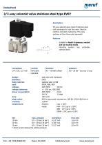 2/2-way solenoid valve stainless steel type EV07-1