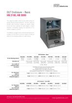 DUT Enclosure – Basic HB 2100, HB 5000-1