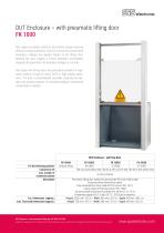 DUT Enclosure – with pneumatic lifting door FK 1000-1