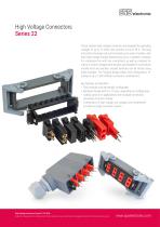 High Voltage Connectors Series 22-1