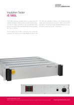 Insulation Tester IS 1885L-1