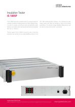 Insulation Tester IS 1885P-1