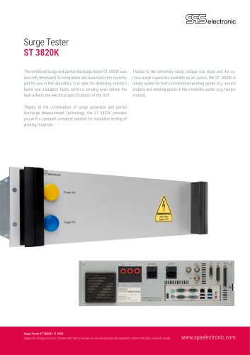 Surge Tester ST 3820K