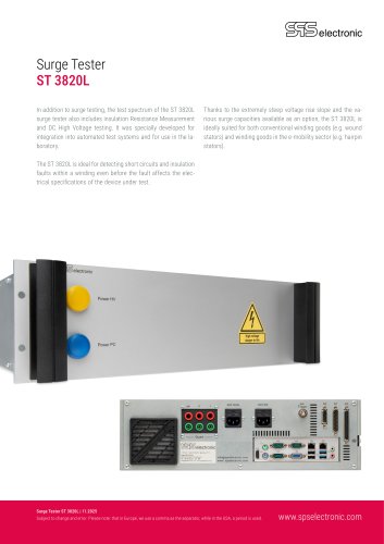 Surge Tester ST 3820L