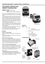 Temperature/humidity transducers R220/R320-2