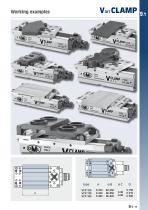 Clamping vise with mechanical/mechanical clamping force multiplier - 17