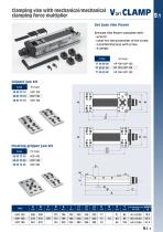 Clamping vise with mechanical/mechanical clamping force multiplier - 5