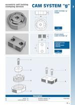 Eccentric self-locking clamping devices "CAM SYSTEM" - 5