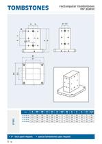 Tombstones, crankwebs, subplates - 10