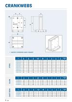 Tombstones, crankwebs, subplates - 20