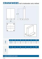 Tombstones, crankwebs, subplates - 22