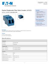 Duplex Singlemode Fiber Optic Coupler, (LC/LC) MODEL NUMBER: N455-000-S-PM-1