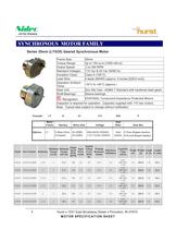 35mm (LYG35) Geared Synchronous Motor