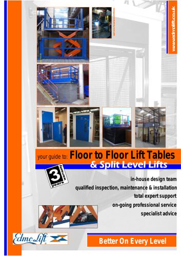 Floor to Floor Lift Tables