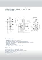 Spur gear E-S80-O-DM Flyer - 2