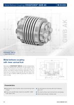 Product Paper Metal Bellows Couplings RINGFEDER® GWB - 10