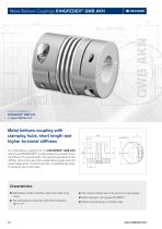 Product Paper Metal Bellows Couplings RINGFEDER® GWB - 12