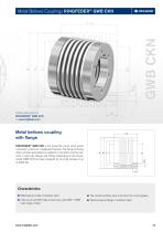 Product Paper Metal Bellows Couplings RINGFEDER® GWB - 13