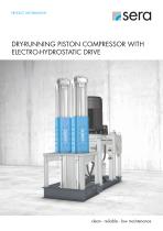 DRY-RUNNING PISTON COMPRESSOR WITH ELECTRO-HYDROSTATIC DRIVE - 1