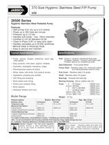 370 Size Hygienic Stainless Steel FIP Pump - 1