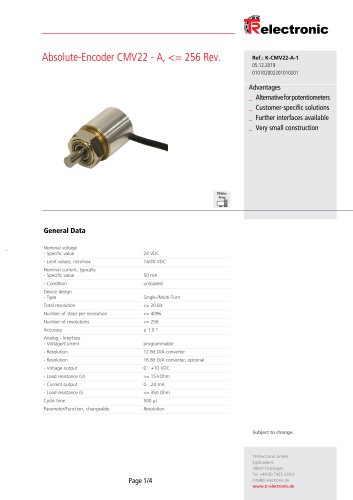 Absolute-Encoder CMV22 - A,