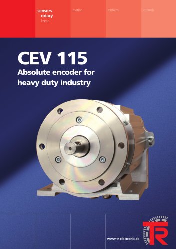 Absolute encoder for heavy industry