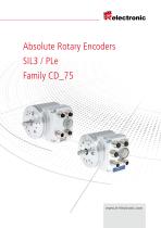 Product Information CD_75 - Safe rotary encoders SIL 3 / PL e - 1