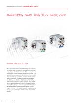 Product Information CD_75 - Safe rotary encoders SIL 3 / PL e - 2