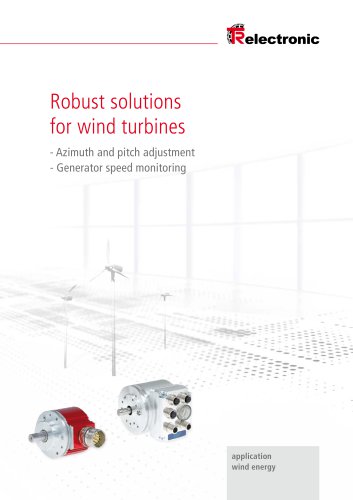 Robust solutions for wind turbines