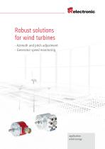 Robust solutions for wind turbines - 1