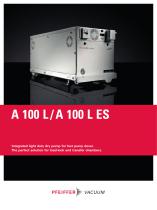 Multi-stage Roots Pumps - A 100 L ES - 1