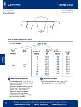 Belts and Pulleys - Reliance Precision Limited - PDF Catalogs