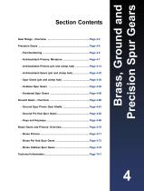 Brass, Ground and Precision Spur Gears-3