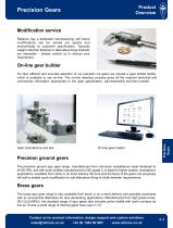 Brass, Ground and Precision Spur Gears-5