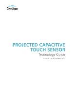 Densitron Projected Capacitive Touch Sensor Technology Guide - 1