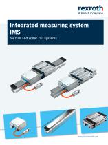 Catalog Integrated Measuring System IMS for Ball and Roller Rail Systems - 1