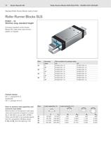 Roller Rail Systems (Additional roller runner blocks SNS R1822, SLS R1823, FXS R1854) - 12