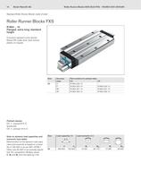 Roller Rail Systems (Additional roller runner blocks SNS R1822, SLS R1823, FXS R1854) - 14